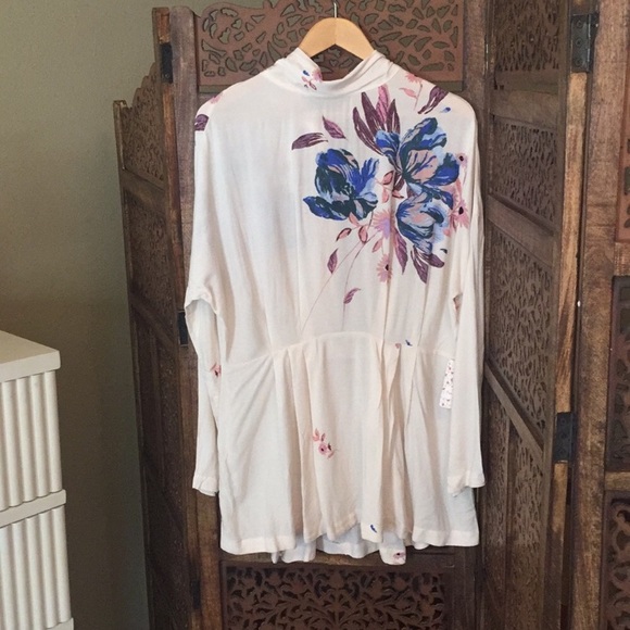 NEW NWT Free People Gemma Dress Pink Tie Back - Picture 2 of 4